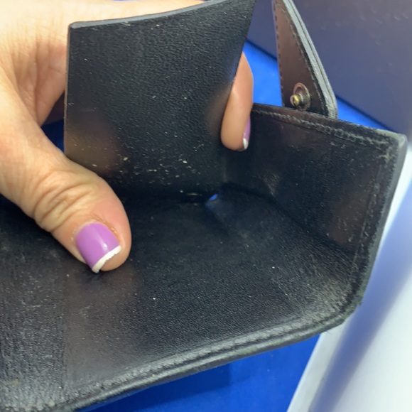 Gucci vintage black leather & Canvas key holder wallet - Picture 6 of 11